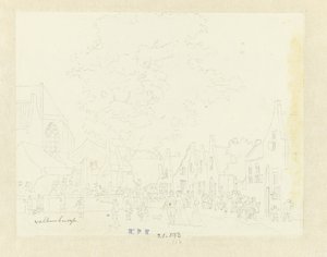 Market in the Village of Valkenburg