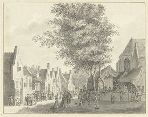 Market in the Village of Valkenburg