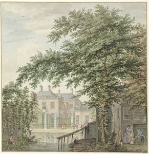 View of Luxemburg House at Maarssen on the Vecht