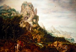 Good Samaritan by Herri met de (c.1510 p.1550) Bles