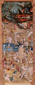 Flemish Tapestry. Series Four Tapestries after Hieronymus Bosch. The Garden of Earthly Delights by Hieronymus (after) Bosch