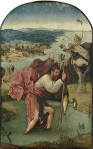 Saint Christopher Carrying the Christ Child by Hieronymus Bosch