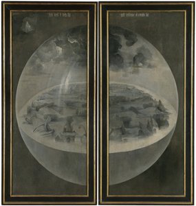 The Creation of the World Representing the Cosmic Sphere of the Earth (Back Panels of the Triptych 