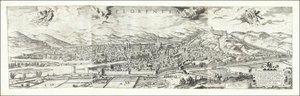 1557 View of Florence by Hieronymus Cock