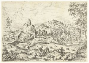 Mercury and Argus (series title: Landscapes with biblical and mythological scenes)