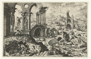 Ruined Landscape with the Penitent Jerome