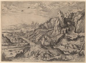 Sacrifice of Abraham by Hieronymus Cock