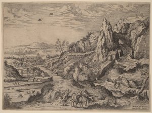 Sacrifice of Abraham by Hieronymus Cock