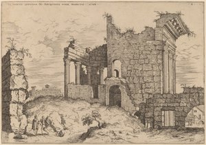 Second View of the Forum of Nerva by Hieronymus Cock