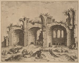 The Basilica of Constantine by Hieronymus Cock