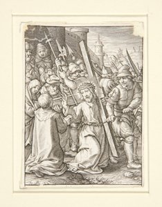 Christ Carrying the Cross by Hieronymus Wierix