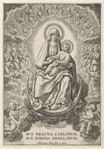 Mary with the Christ Child on the Crescent Moon