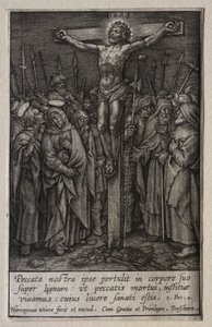 The Passion: Christ Crucified by Hieronymus Wierix