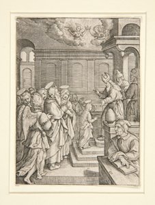 The Presentation of the Virgin, from the series The Life of the Virgin by Hieronymus Wierix