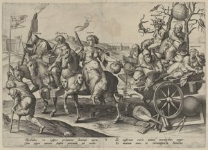 Adulthood (The Four Ages of Man and Death) by Hieronymus Wierix