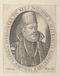 Phillip II of Spain by Hieronymus or Jerome Wierix