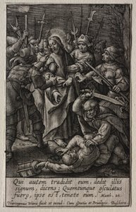 The Passion: The Betrayal of Christ by Hieronymus or Jerome Wierix