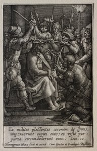 The Passion: The Crowning with Thorns by Hieronymus or Jerome Wierix
