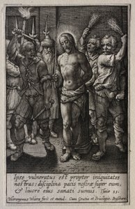 The Passion: The Flagellation by Hieronymus or Jerome Wierix