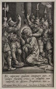 The Passion: The Mocking of Christ by Hieronymus or Jerome Wierix