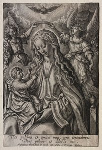 Virgin Crowned by Two Angels