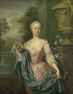 Portrait of Claudine van Royen, Wife of Pieter Teding van Berkhout by Hieronymus van der Mij