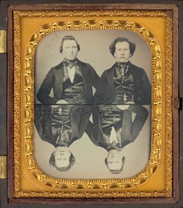 Portrait of Two Men by Higgins