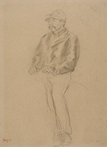 Jockey by Hilaire Germain Edgar Degas