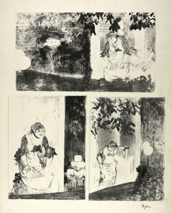 Mlle Bécat at the Café des Ambassadeurs: Three Motifs