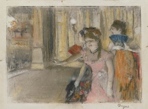 Singers on the Stage by Hilaire Germain Edgar Degas