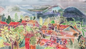 Antigua Rooftops by Hilary Simon