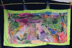 Mayan Temple, 2005 by Hilary Simon
