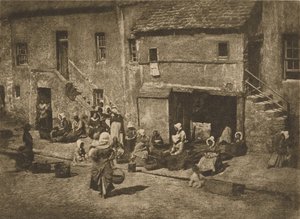 Women and Children Baiting the Lines, Fishergate, St Andrews