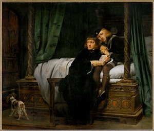 The Children of Edward IV in the Tower by Hippolyte (1797-1856) Delaroche