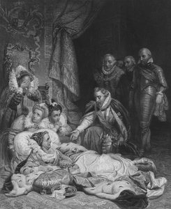 The Death of Queen Elizabeth by Hippolyte Delaroche