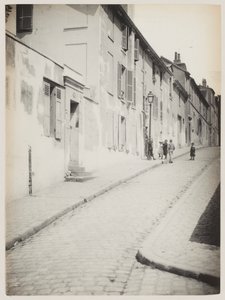A street in Montmartre, Paris, c.1890 by Hippolyte Blancard