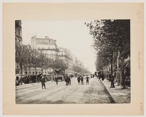 A Street in Montmartre, Paris by Hippolyte Blancard