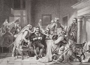 Charles I in the Guard Room Insulted by Oliver Cromwell