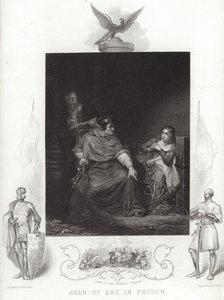 Joan of Arc in prison by Hippolyte Delaroche