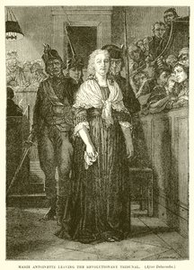 Marie Antoinette Leaving the Revolutionary Tribunal by Hippolyte Delaroche