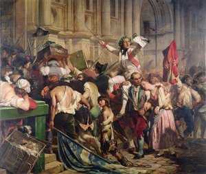 The Conquerors of the Bastille before the Hotel de Ville in 1789, 1839