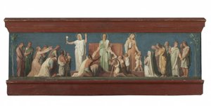 Sketch for the Church of Saint-Vincent-de-Paul: The Three Theological Virtues, ca. 1848 by Hippolyte Flandrin