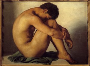 Study of Young Man Naked