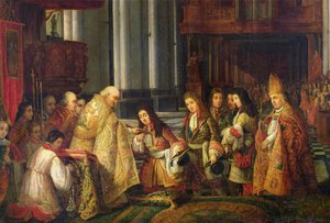 Entrance of Louis XIV into the Cathedral of Saint-Omer (detail) by Hippolyte Joseph Cuvelier