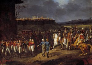 Campaign of Spain: Emperor Napoleon I in Astorga, Spain, ordering special care for English prisoners (detail)