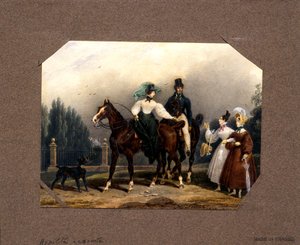 Meeting on the Promenade by Hippolyte Lecomte