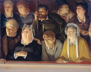 Theater Audience by Hippolyte Michaud