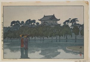 Edo Castle, from the series, Twelve Scenes of Tokyo, Showa era