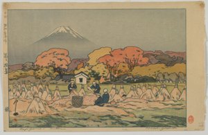 Fujiyama - Autumn, Showa era by Hiroshi Yoshida