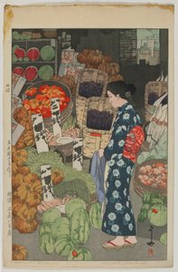 Honest Grocery, Taisho era by Hiroshi Yoshida